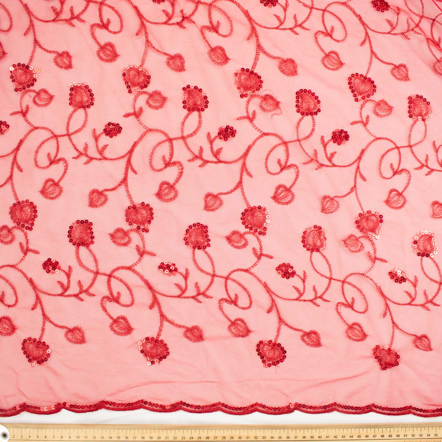 Light Sequin Tulle Lace