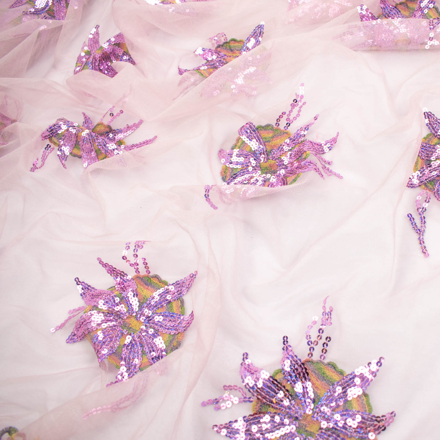 Light Sequin Tulle Lace