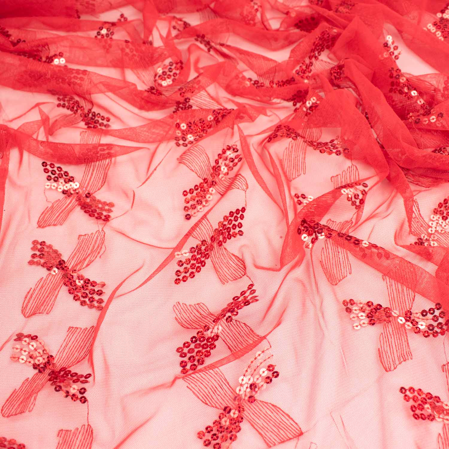 Light Sequin Tulle Lace