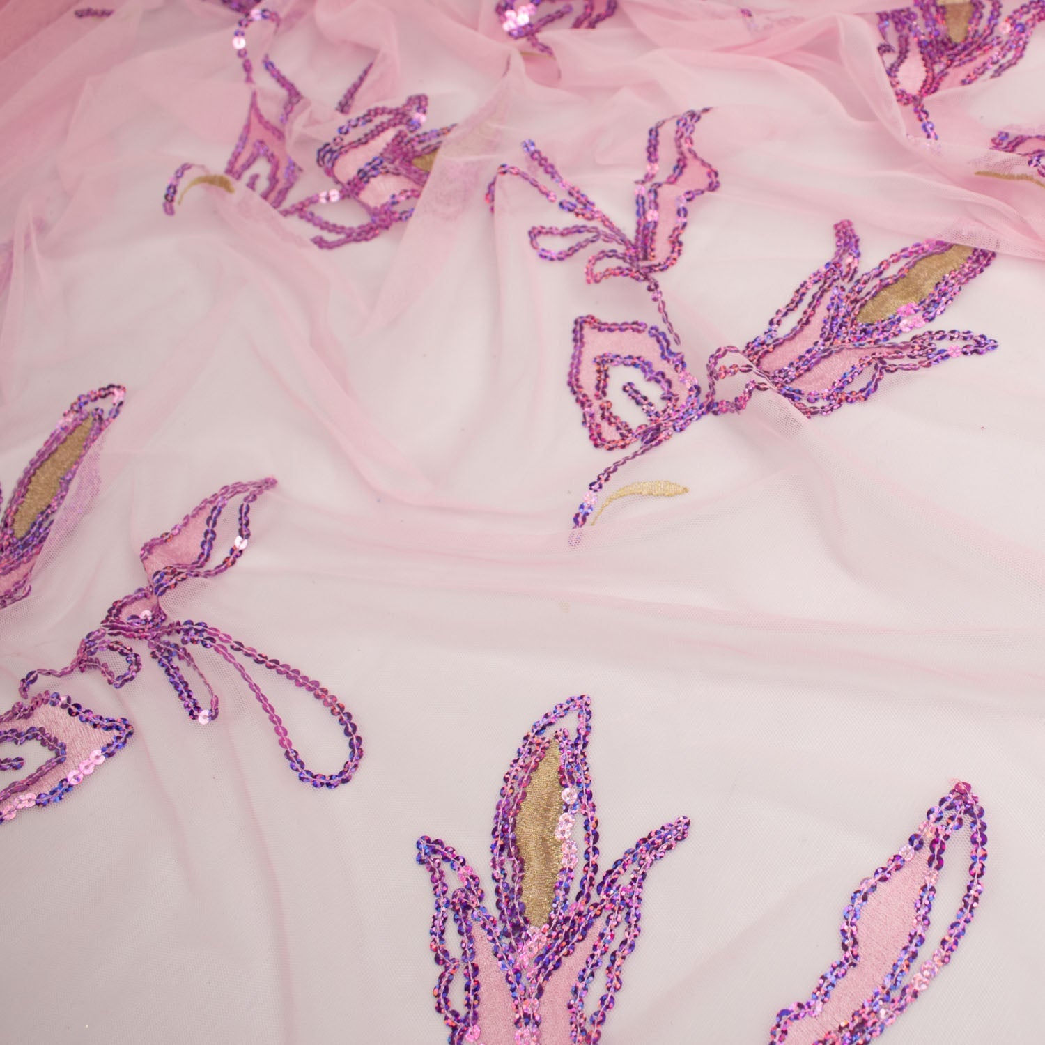 Light Sequin Tulle Lace