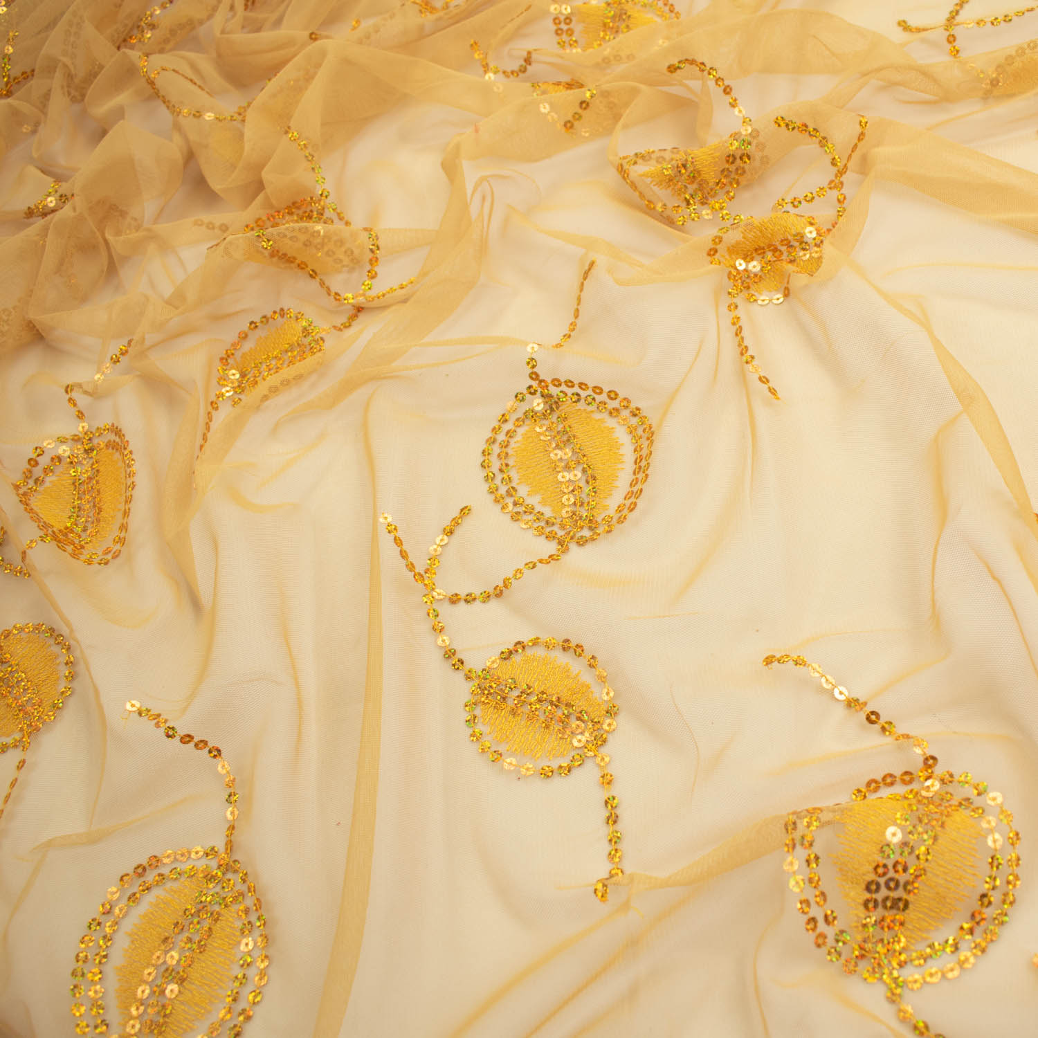 Light Sequin Tulle Lace