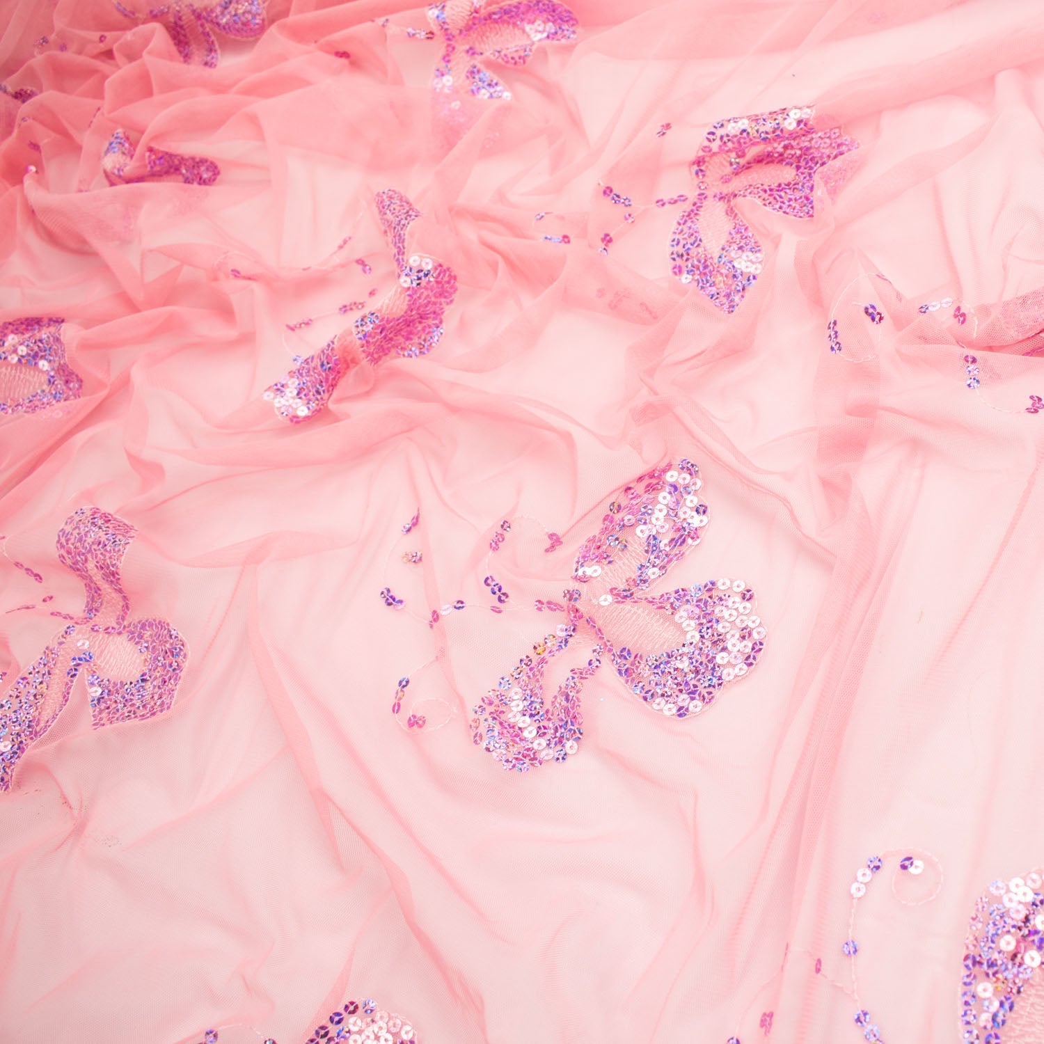 Light Sequin Tulle Lace