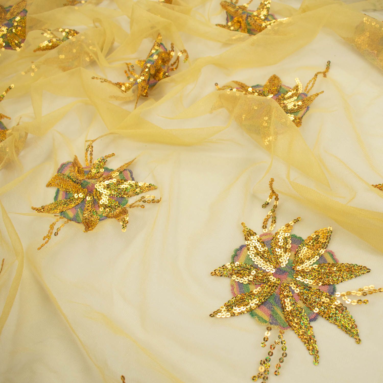 Light Sequin Tulle Lace