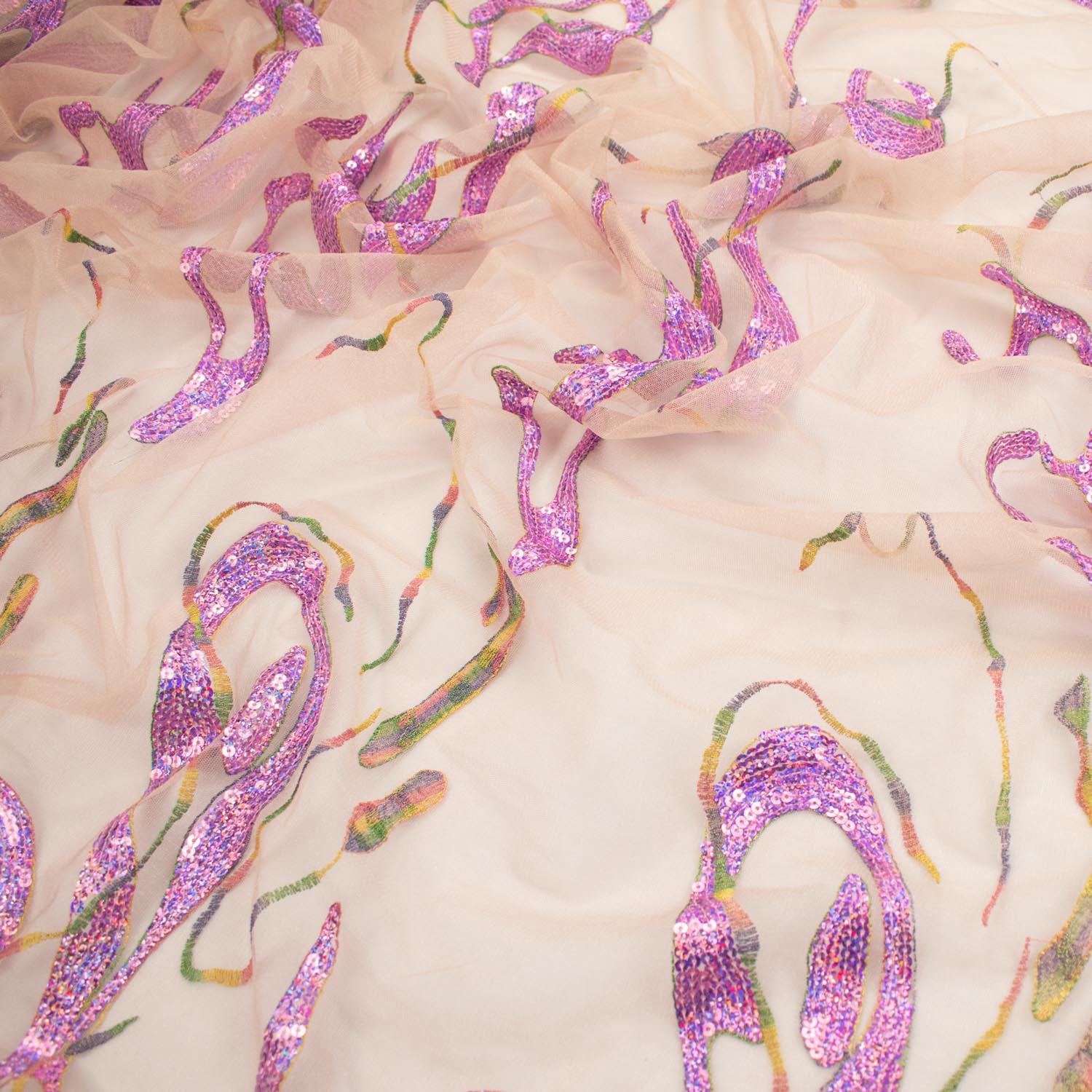 Light Sequin Tulle Lace