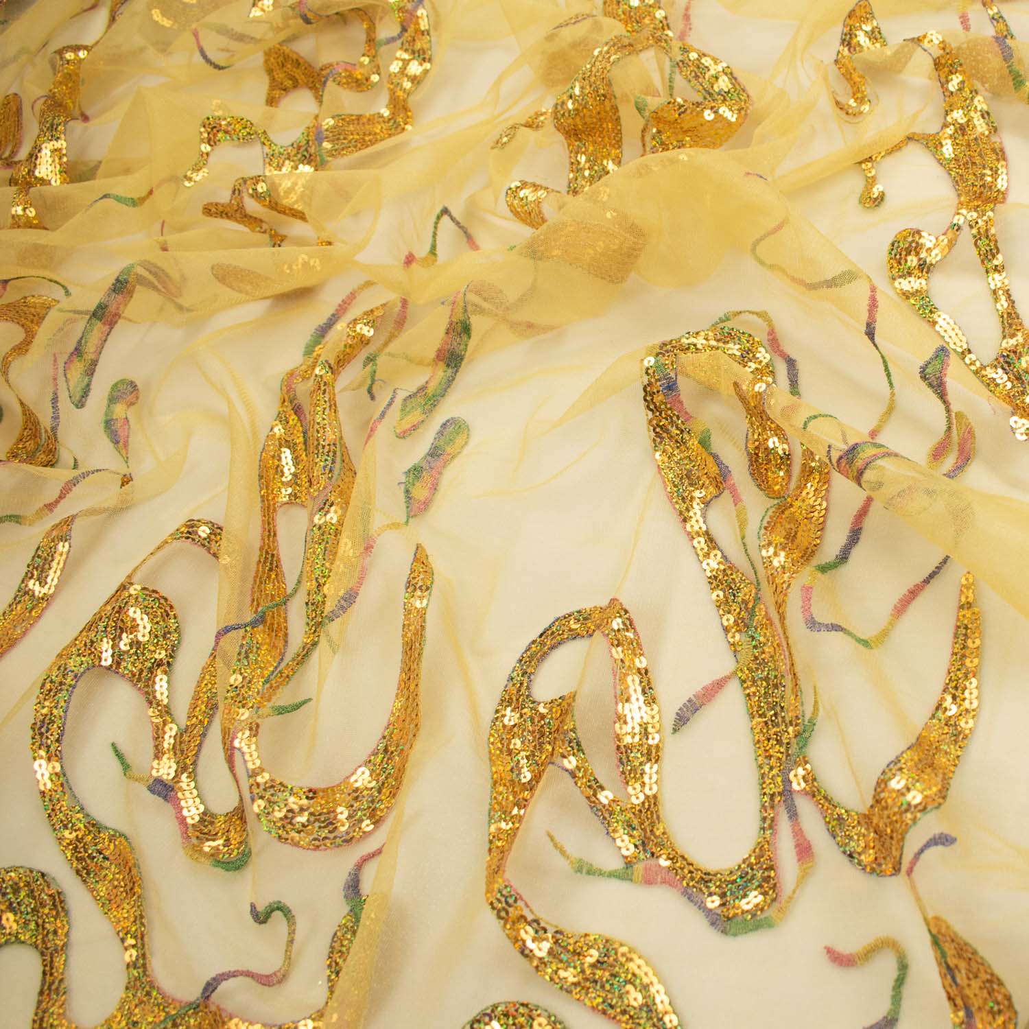 Light Sequin Tulle Lace