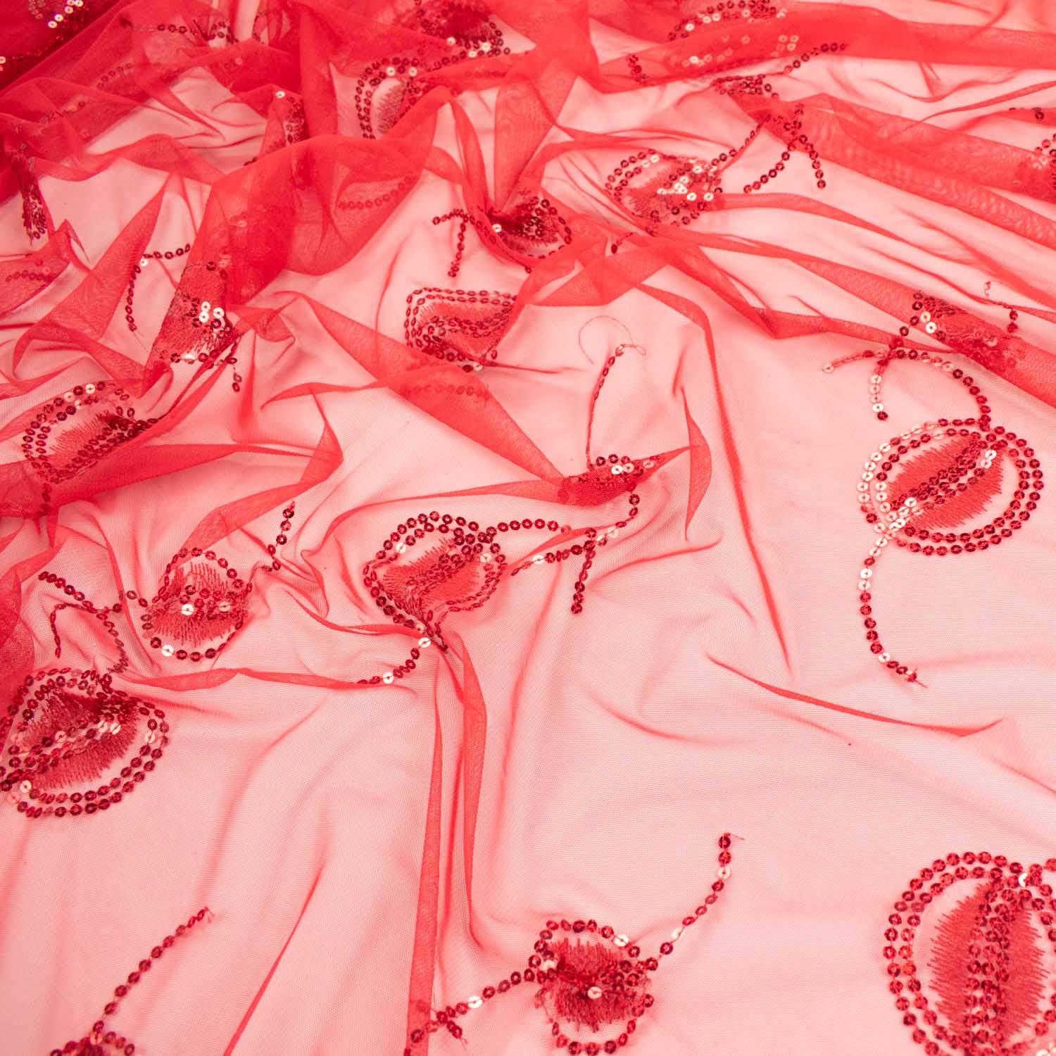 Light Sequin Tulle Lace