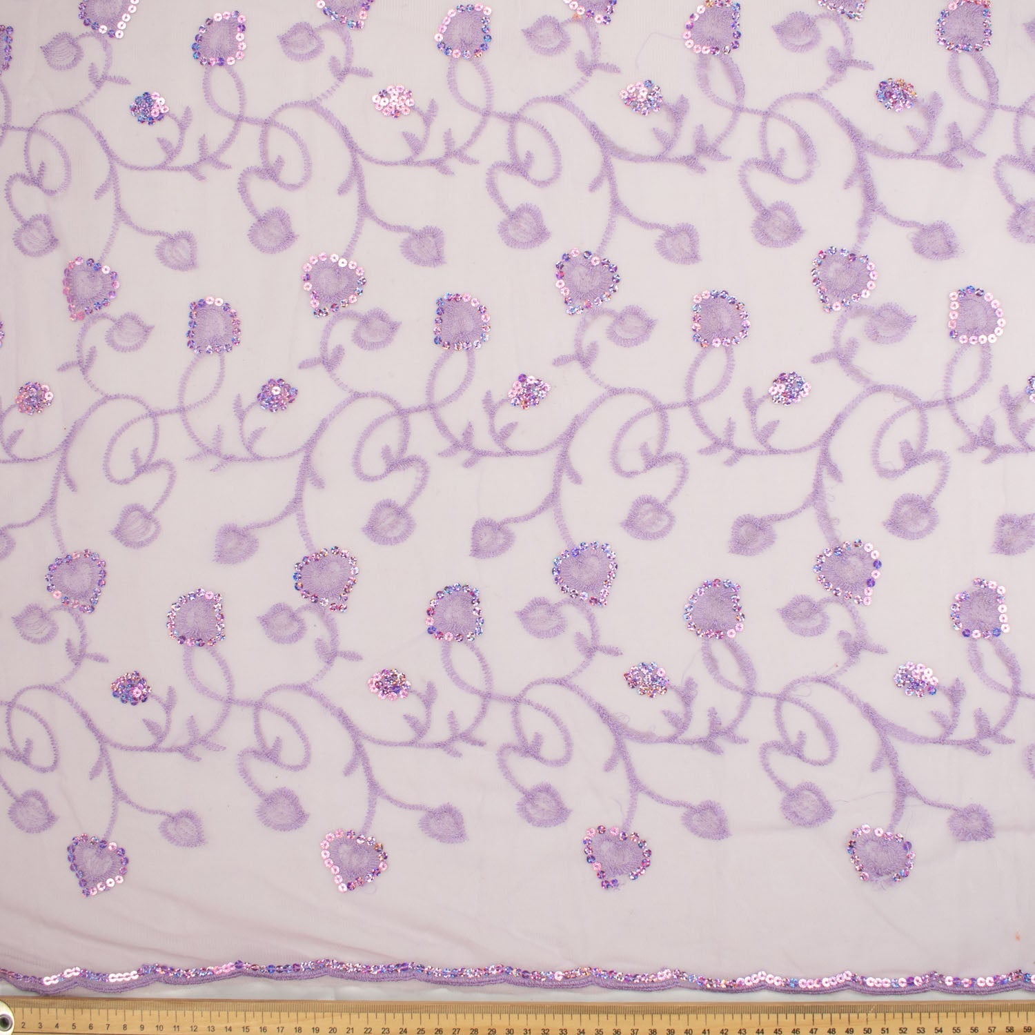 Light Sequin Tulle Lace