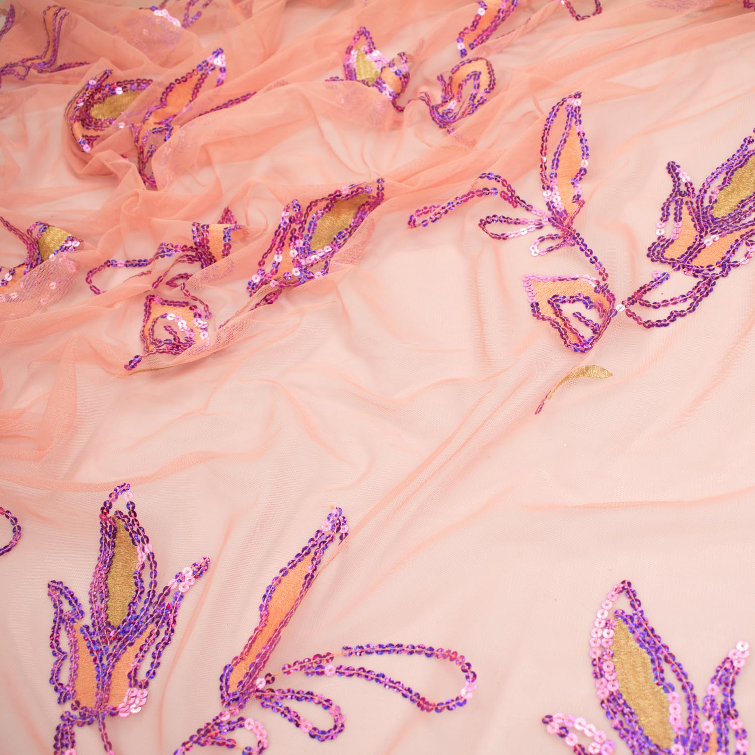 Light Sequin Tulle Lace