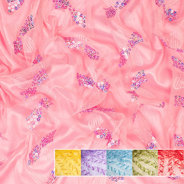 Light Sequin Tulle Lace