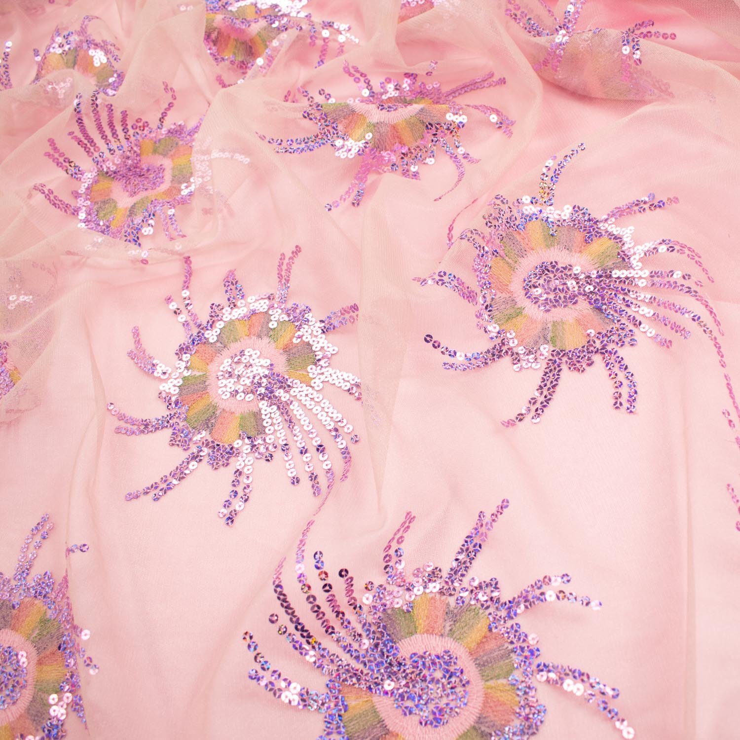 Light Sequin Tulle Lace