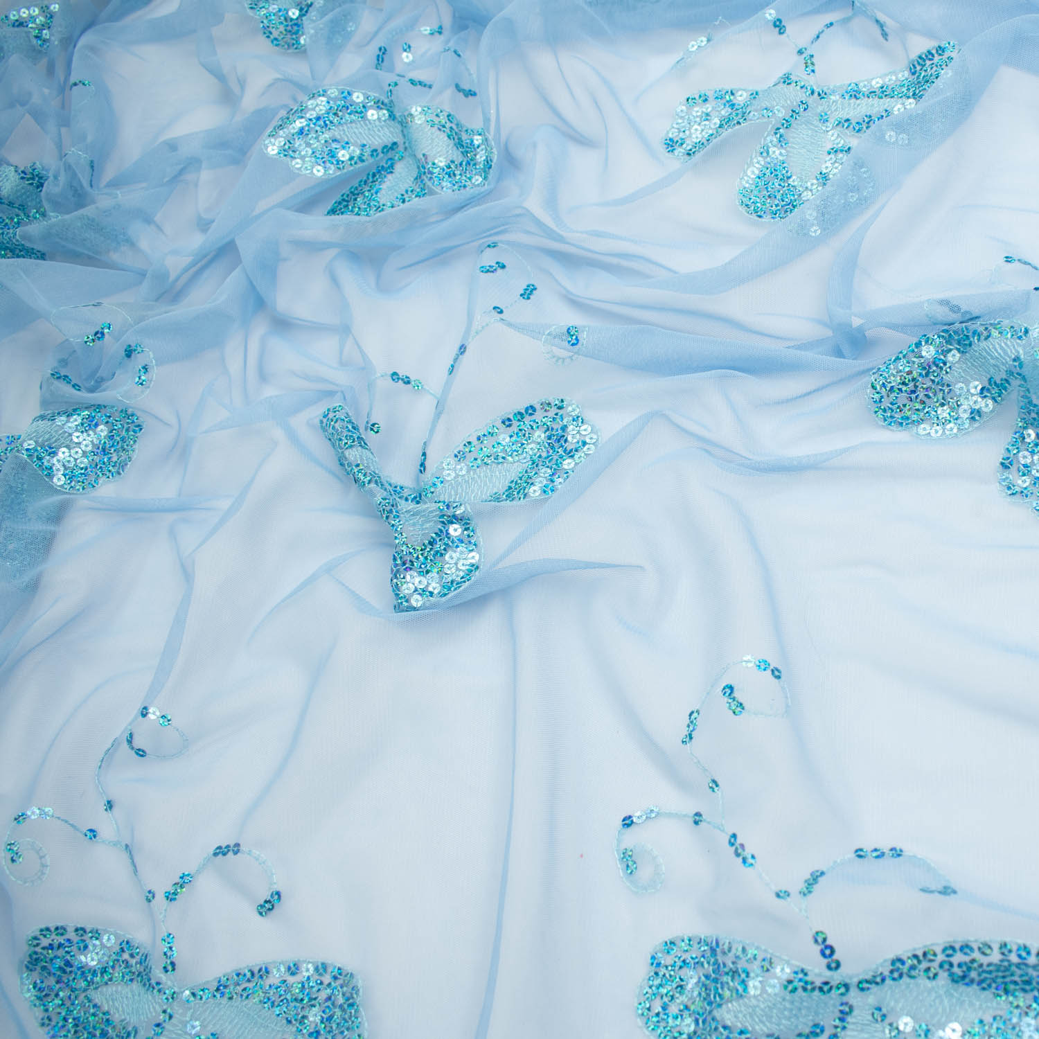 Light Sequin Tulle Lace