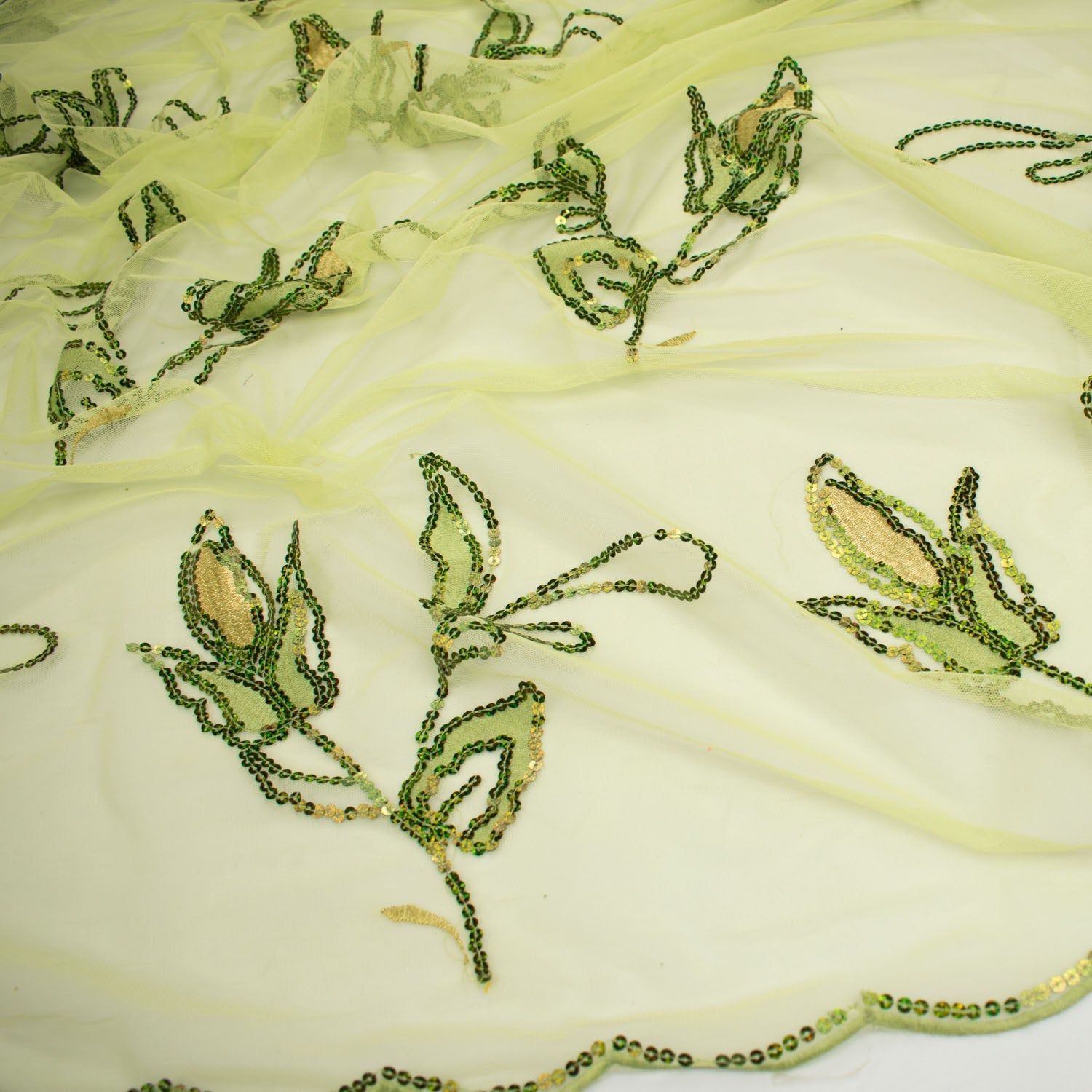 Light Sequin Tulle Lace