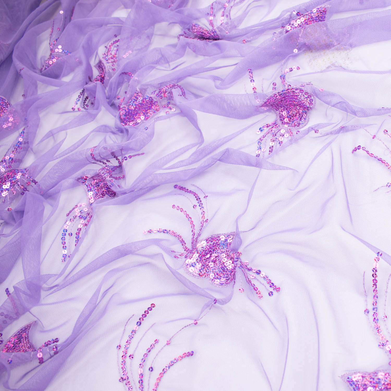 Light Sequin Tulle Lace