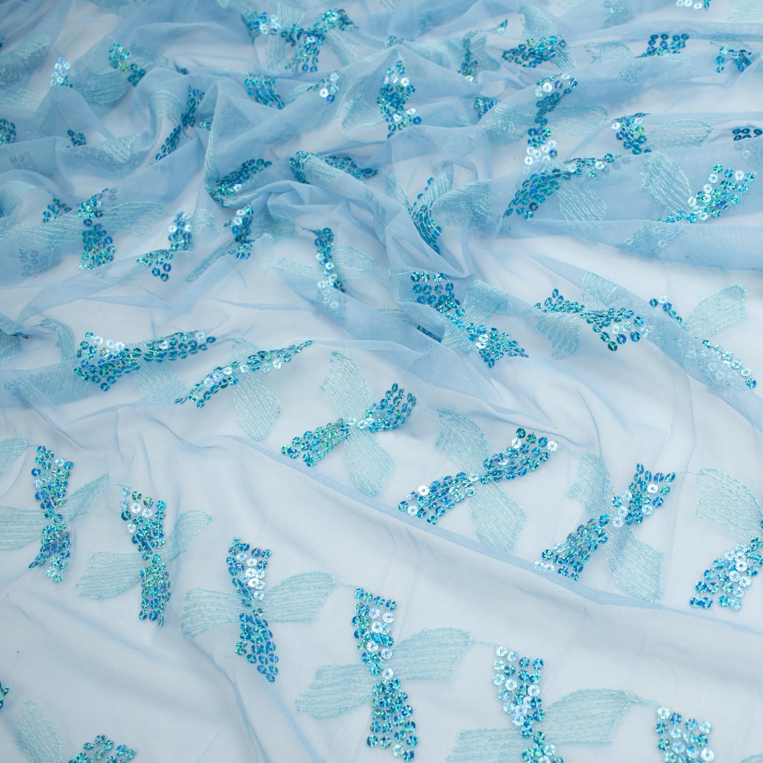 Light Sequin Tulle Lace