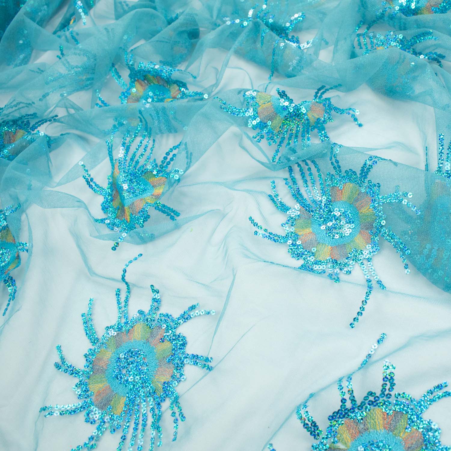 Light Sequin Tulle Lace