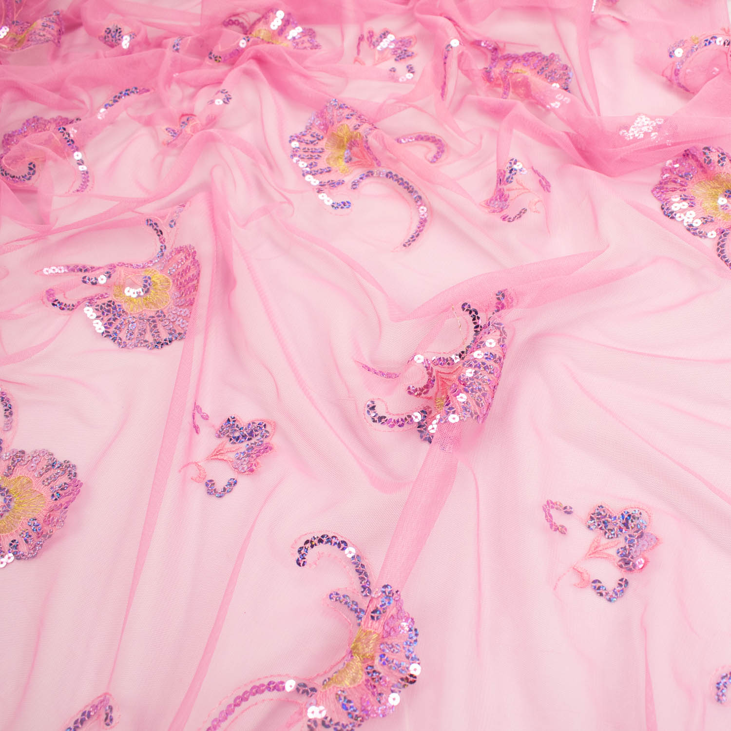 Light Sequin Tulle Lace