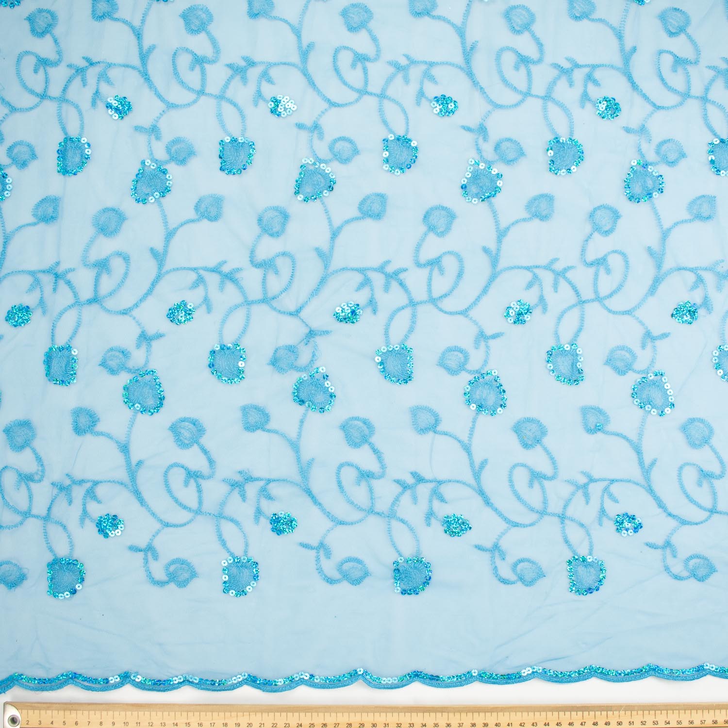 Light Sequin Tulle Lace