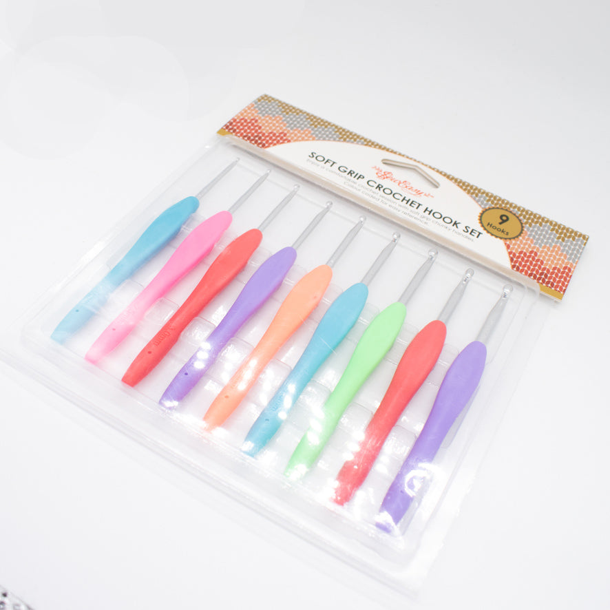 Sew Easy Assorted Crochet Hooks Set Rainbow