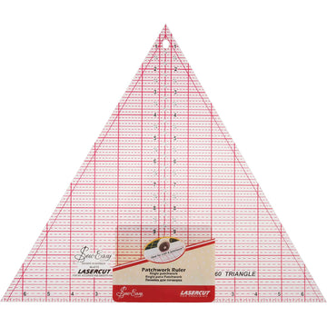 Sew Easy Quilting Patchwork Triangle Ruler 60 Degree 12"x13.87"