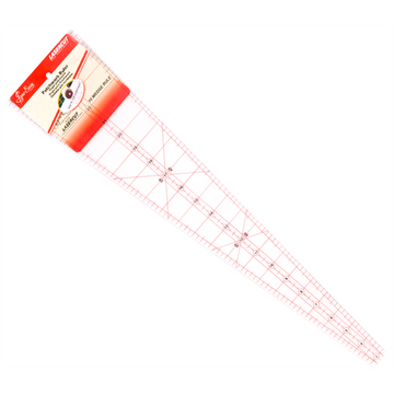Sew Easy Triangle Wedge Ruler 10 Degree 22.5" x 5"