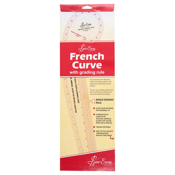 Sew Easy French Curve Pattern Making Ruler Imperial