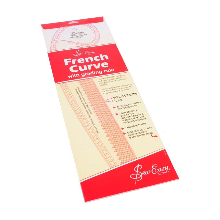 Sew Easy French Curve Metric With Grading Rule
