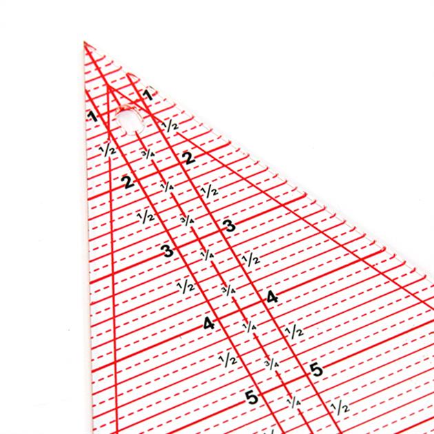 Sew Easy Quilting Patchwork Triangle Ruler 7" x 7.5"