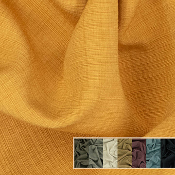 Shadow by Zepel Curtaining/Upholstery Linen Look Blockout