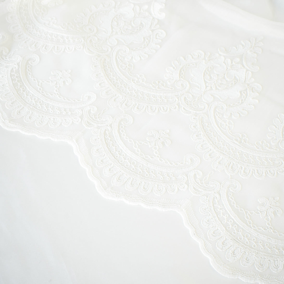 Versailles Collection Embroidered Curtaining Sheers Design-3 Baroque Lace Border