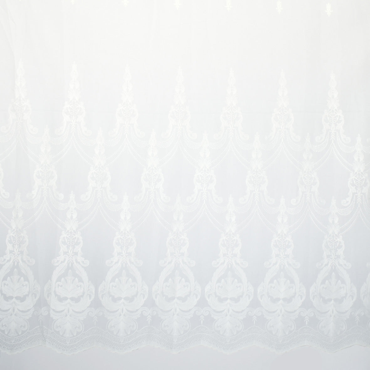 Versailles Collection Embroidered Curtaining Sheers Design-5 Baroque Lace Border