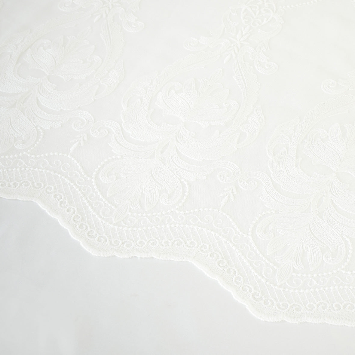 Versailles Collection Embroidered Curtaining Sheers Design-5 Baroque Lace Border