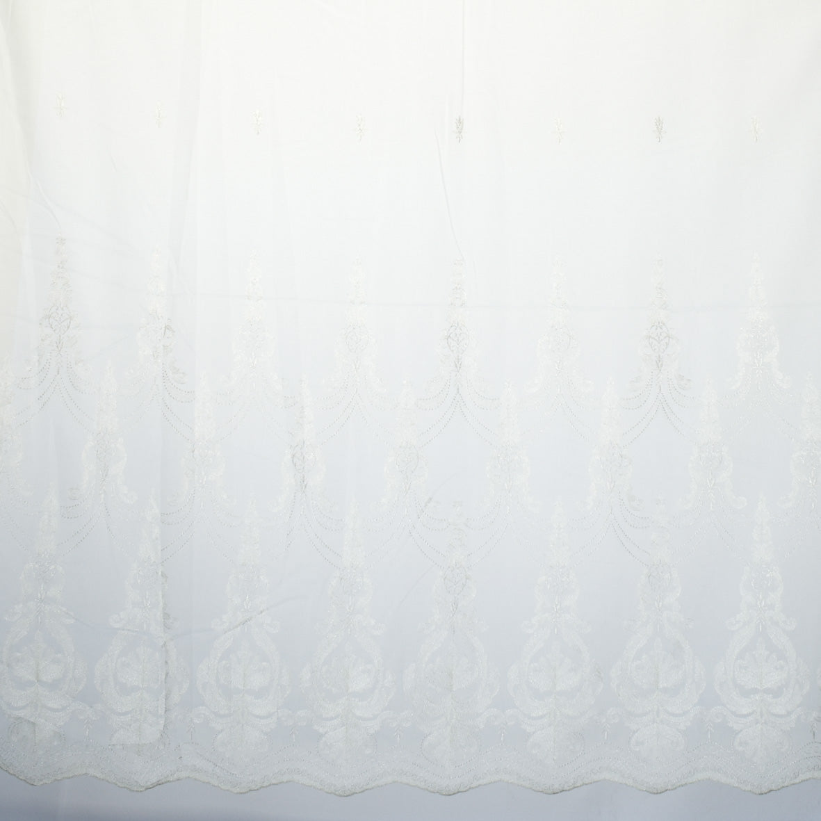 Versailles Collection Embroidered Curtaining Sheers Design-5 Baroque Lace Border