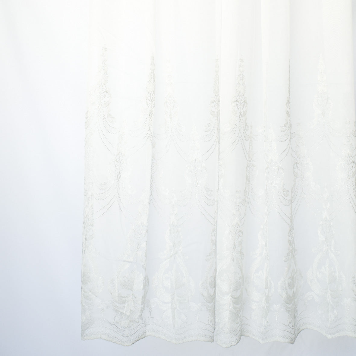 Versailles Collection Embroidered Curtaining Sheers Design-5 Baroque Lace Border