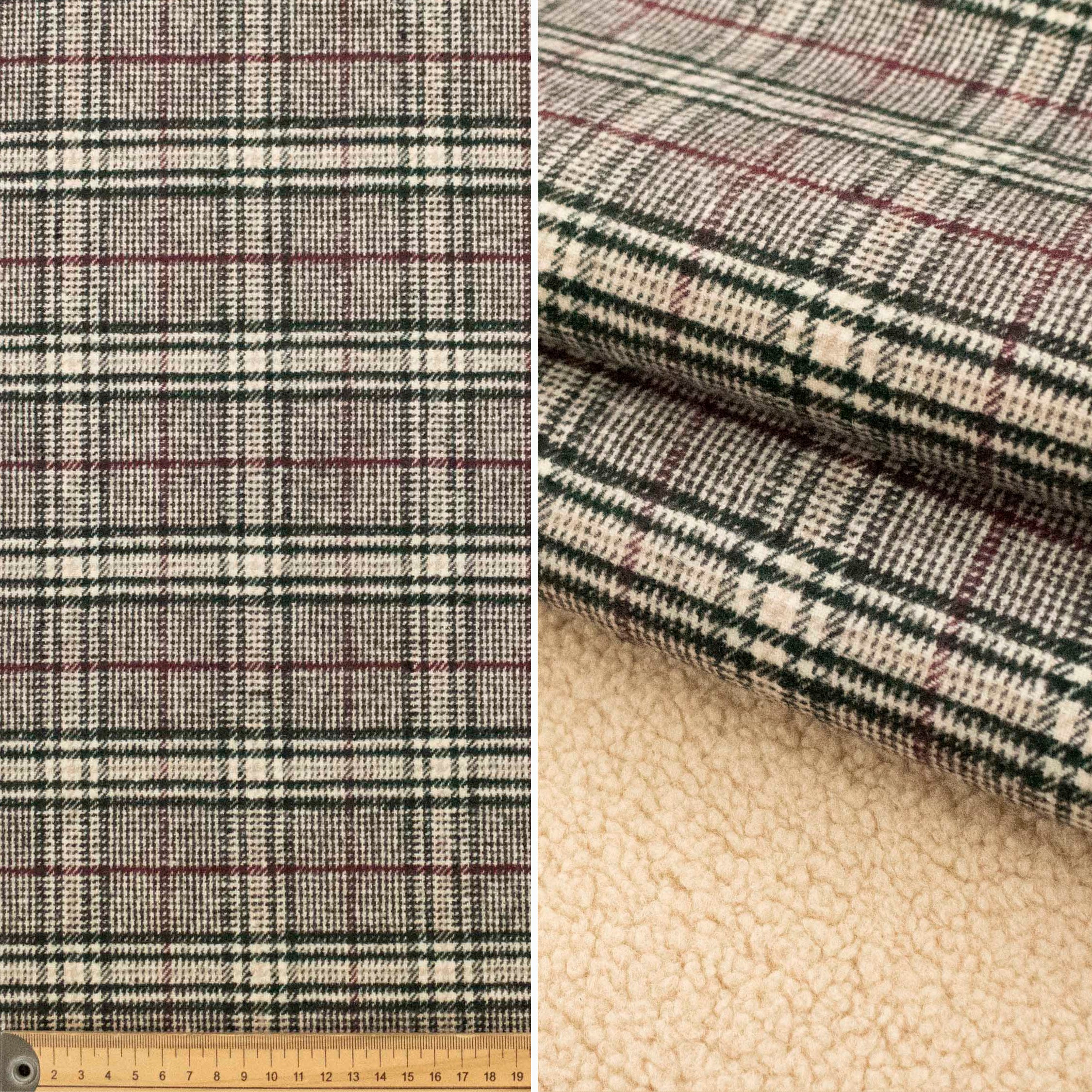 Sherpa Fleece Backed Suiting