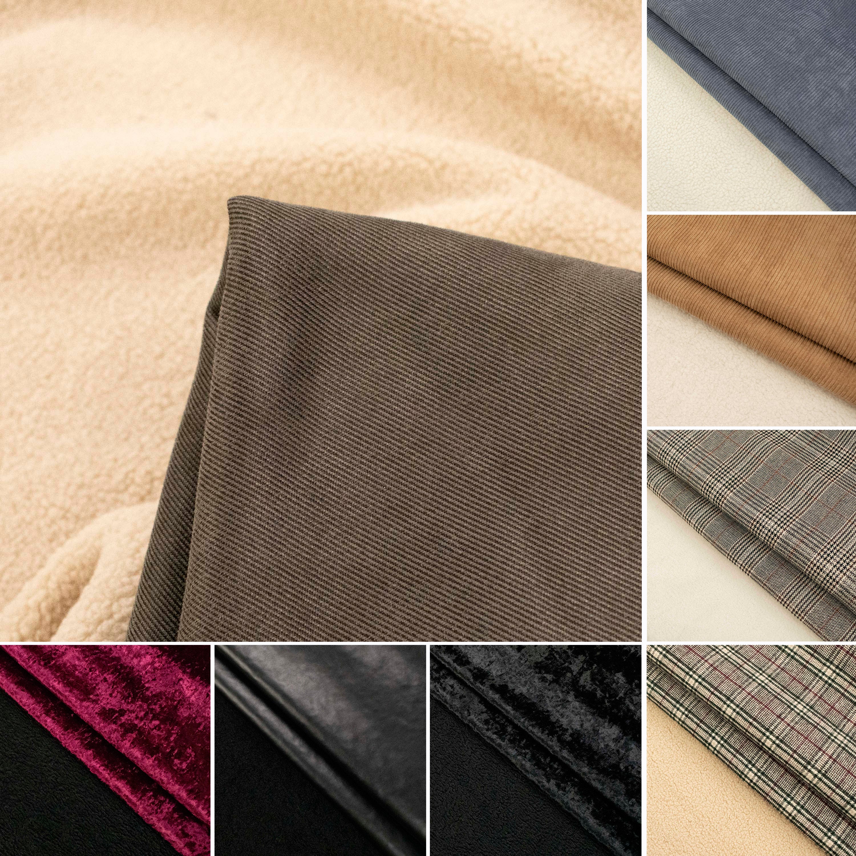 Sherpa Fleece Backed Suiting