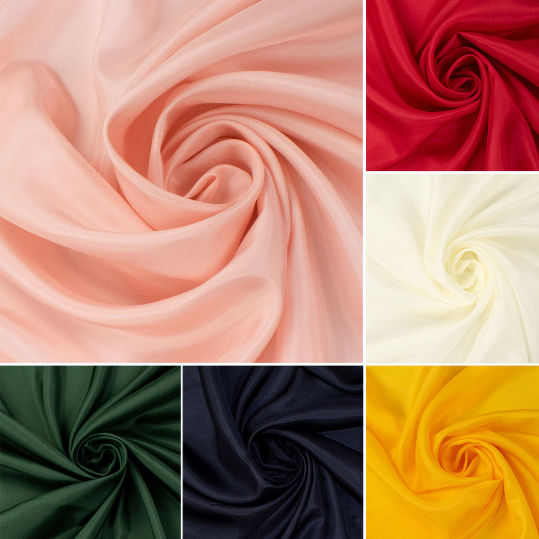 100% Silk Habotai Lining 8mm