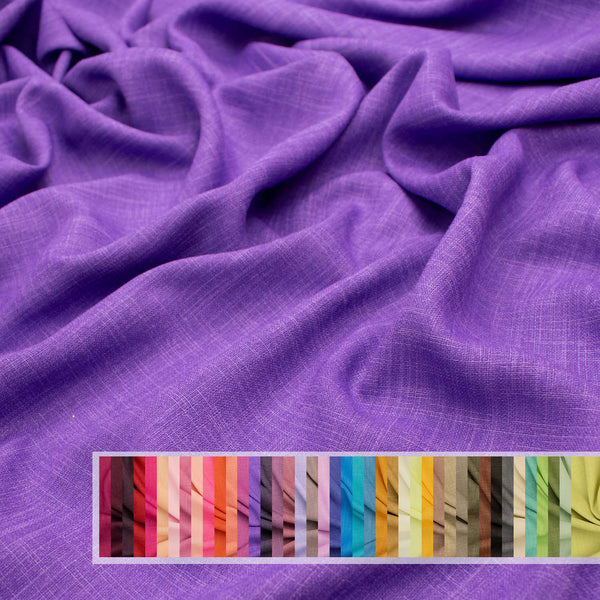 Linen Look Polyester – Homecraft Textiles