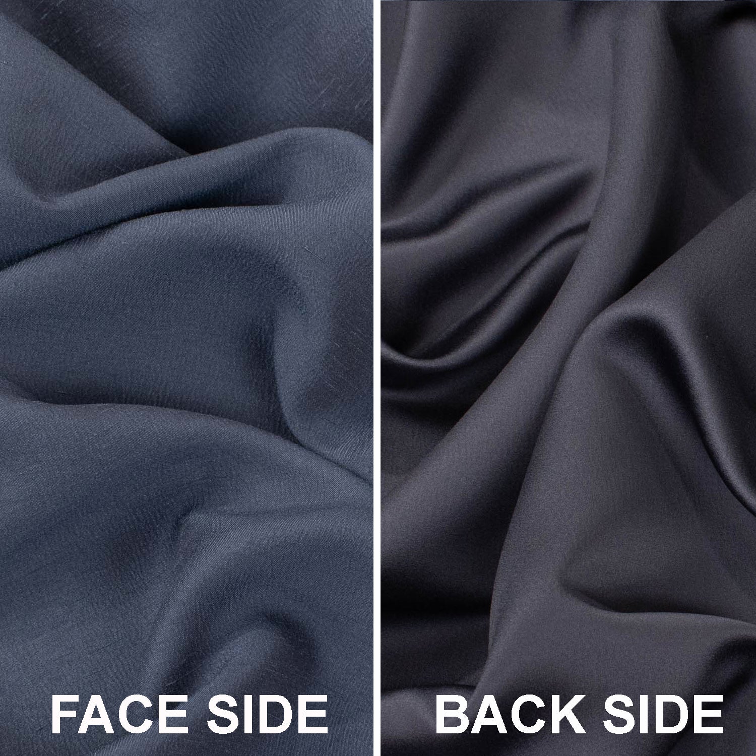 Silk Look Blackout Weave Backed Curtaining