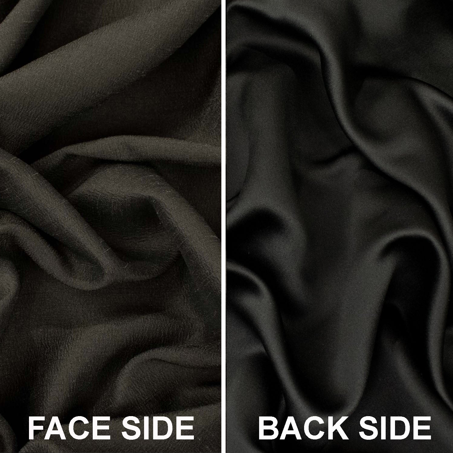 Silk Look Blackout Weave Backed Curtaining