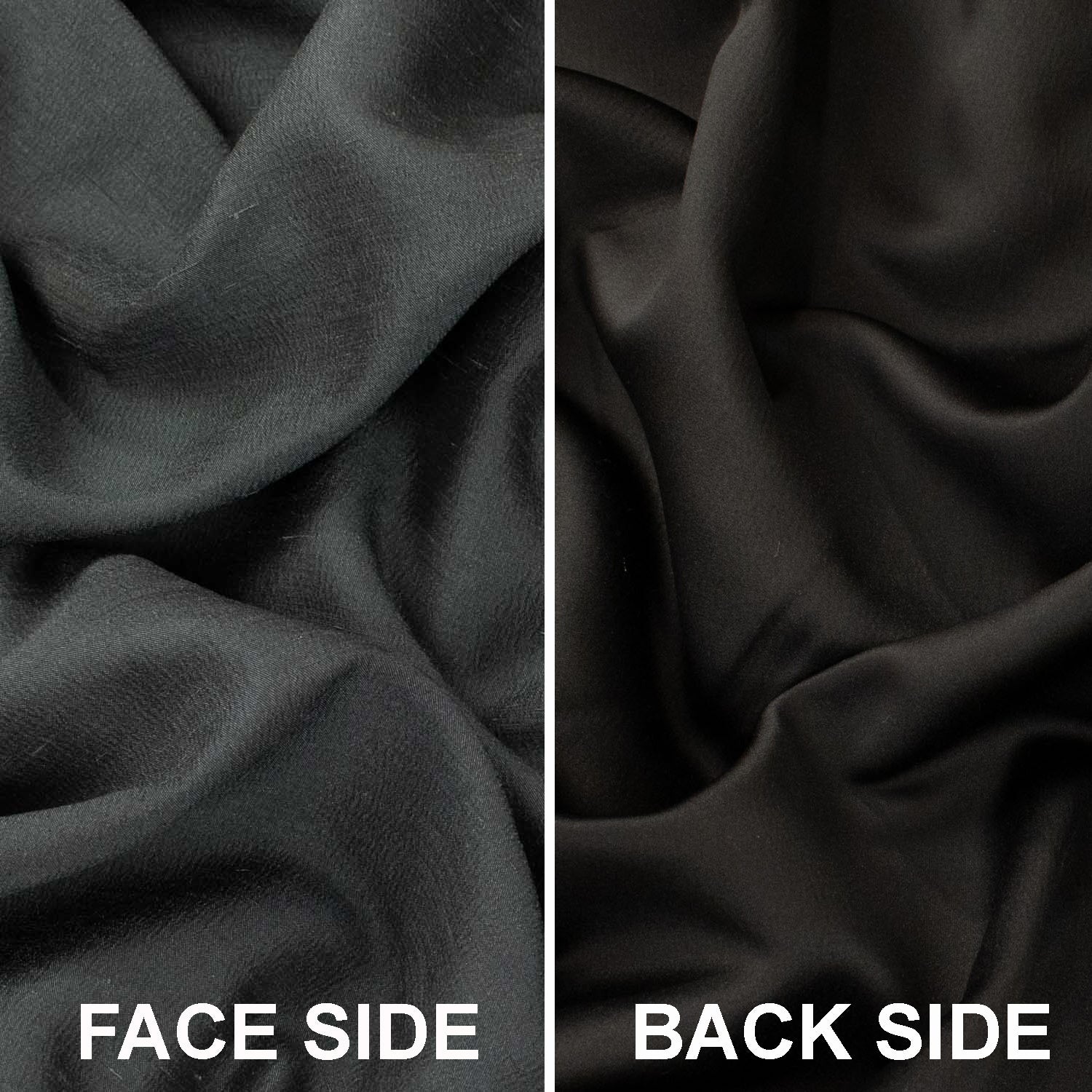 Silk Look Blackout Weave Backed Curtaining