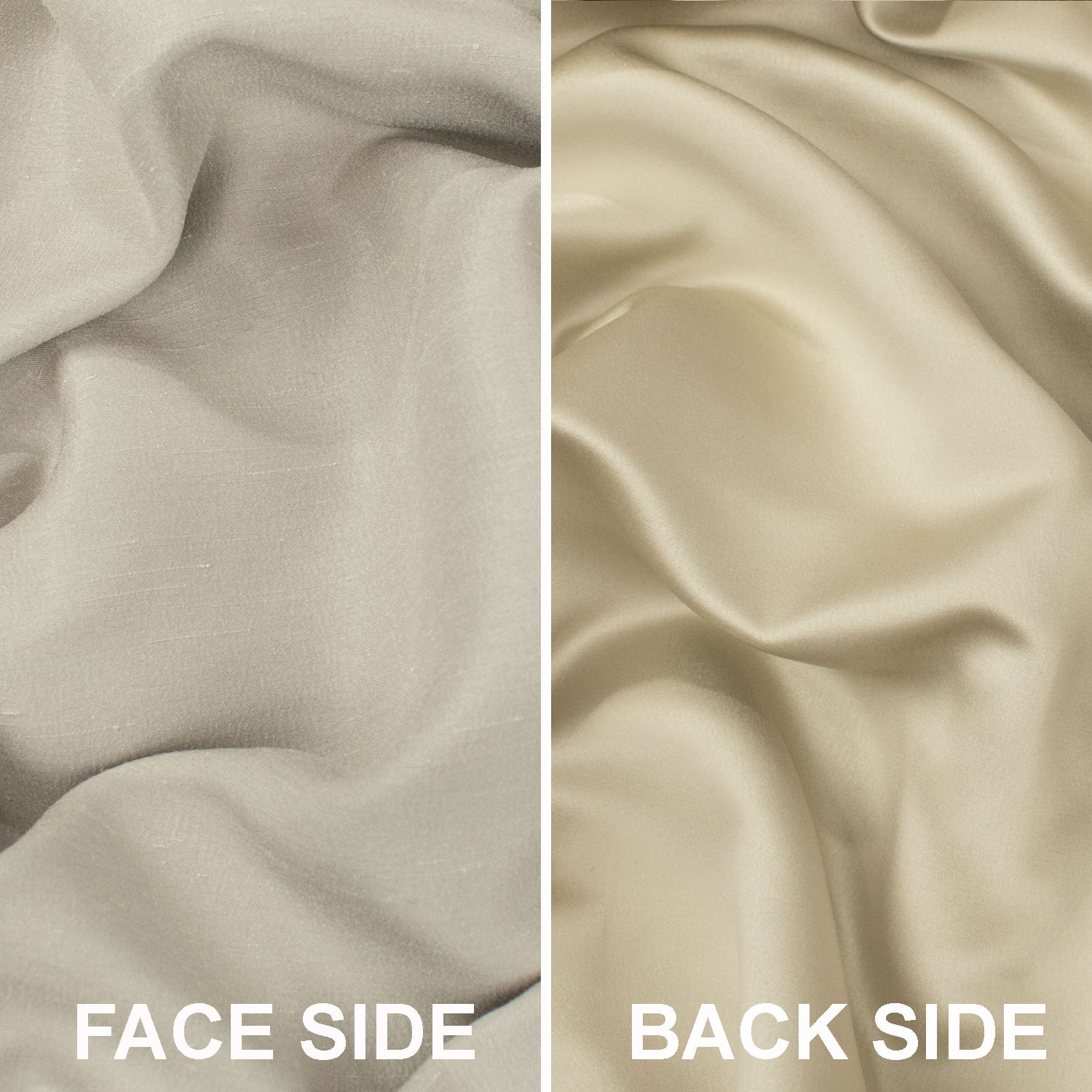 Silk Look Blackout Weave Backed Curtaining