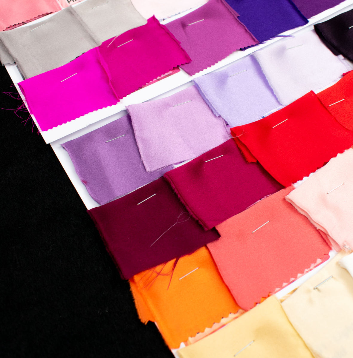 Silk Lacket Sample Silk Satin Sample Book – Homecraft Textiles