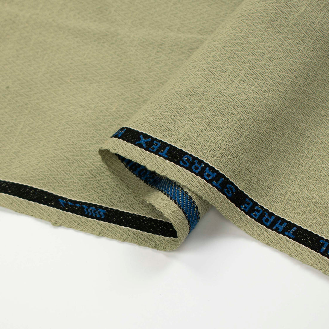Premium Japanese Silk Wool Blended Summer Suiting - Light Olive Green