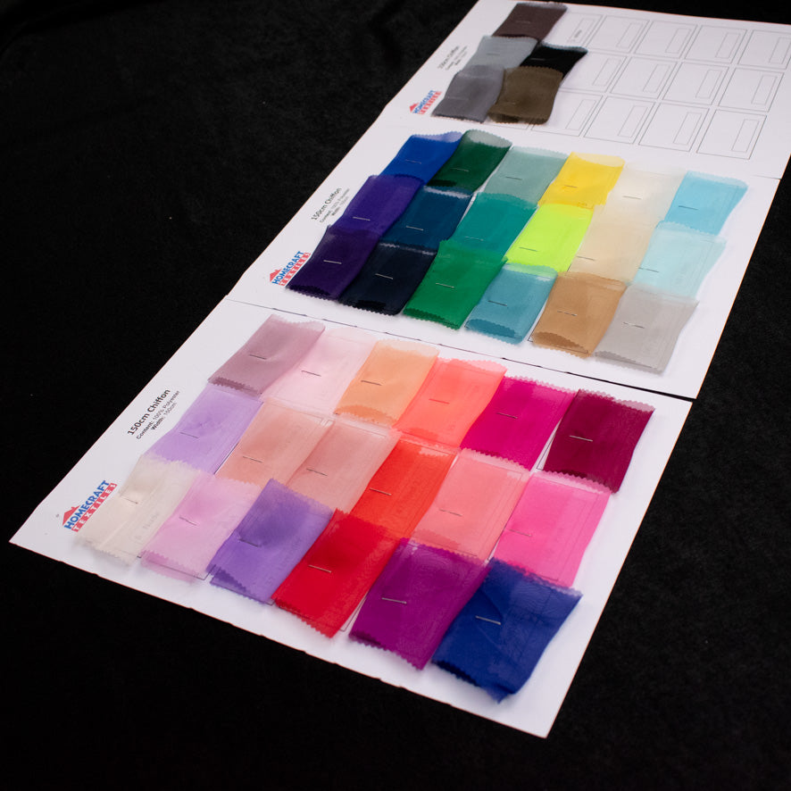 150cm Chiffon Sample Book