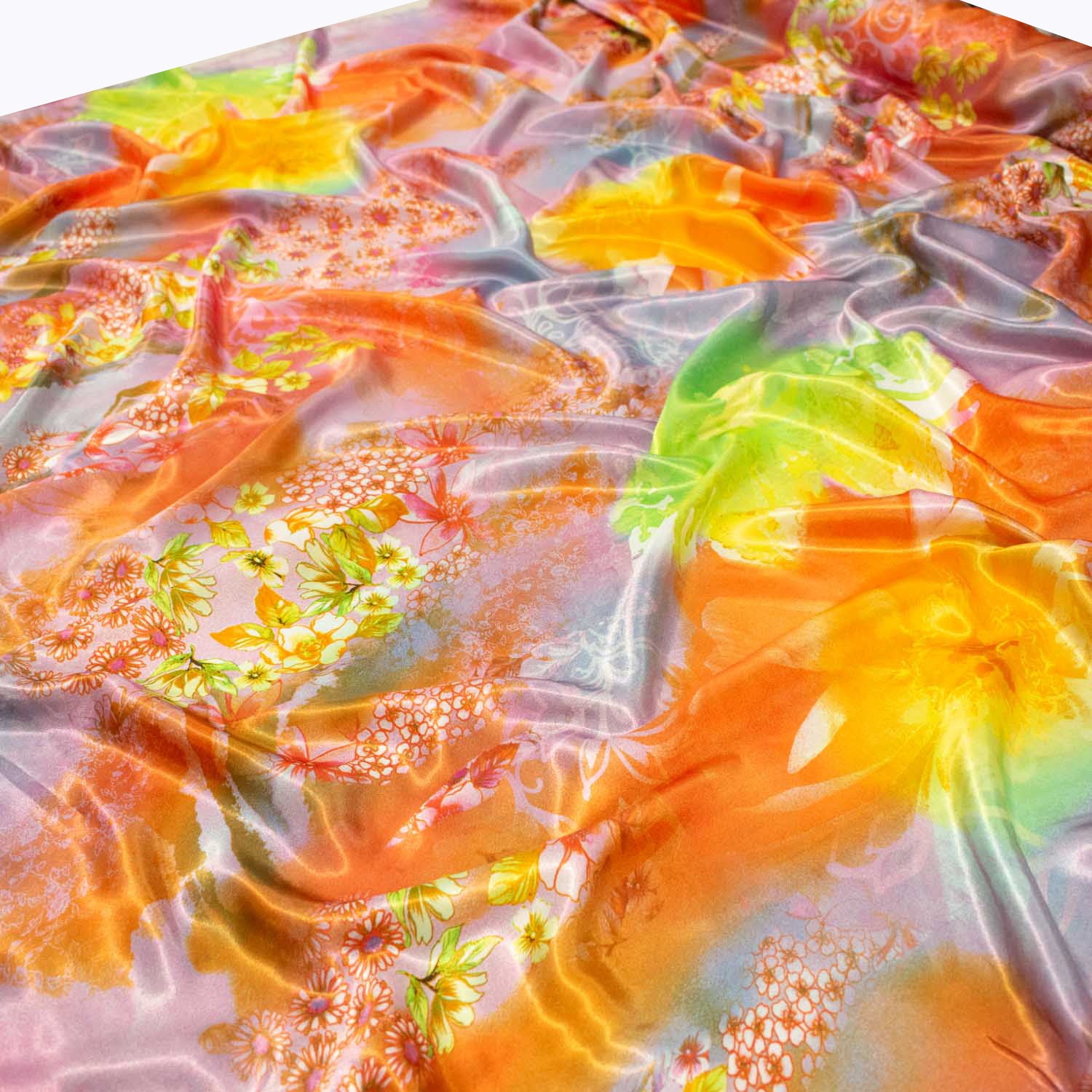 Silky Satin Digital Prints