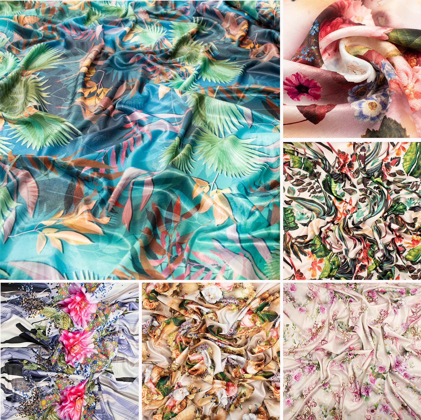 Silky Satin Sand Wash Digital Prints – Homecraft Textiles