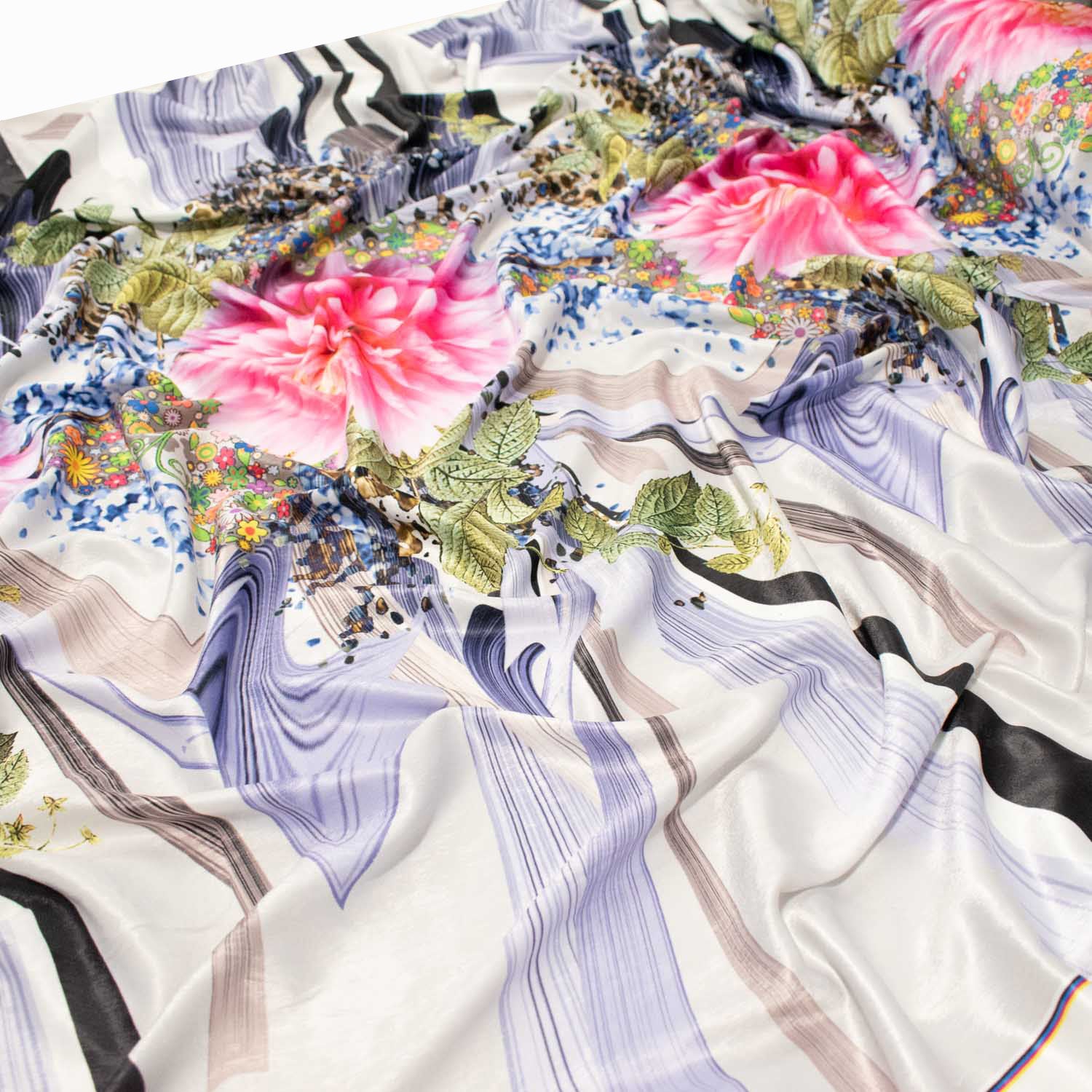 Silky Satin Sand Wash Digital Prints