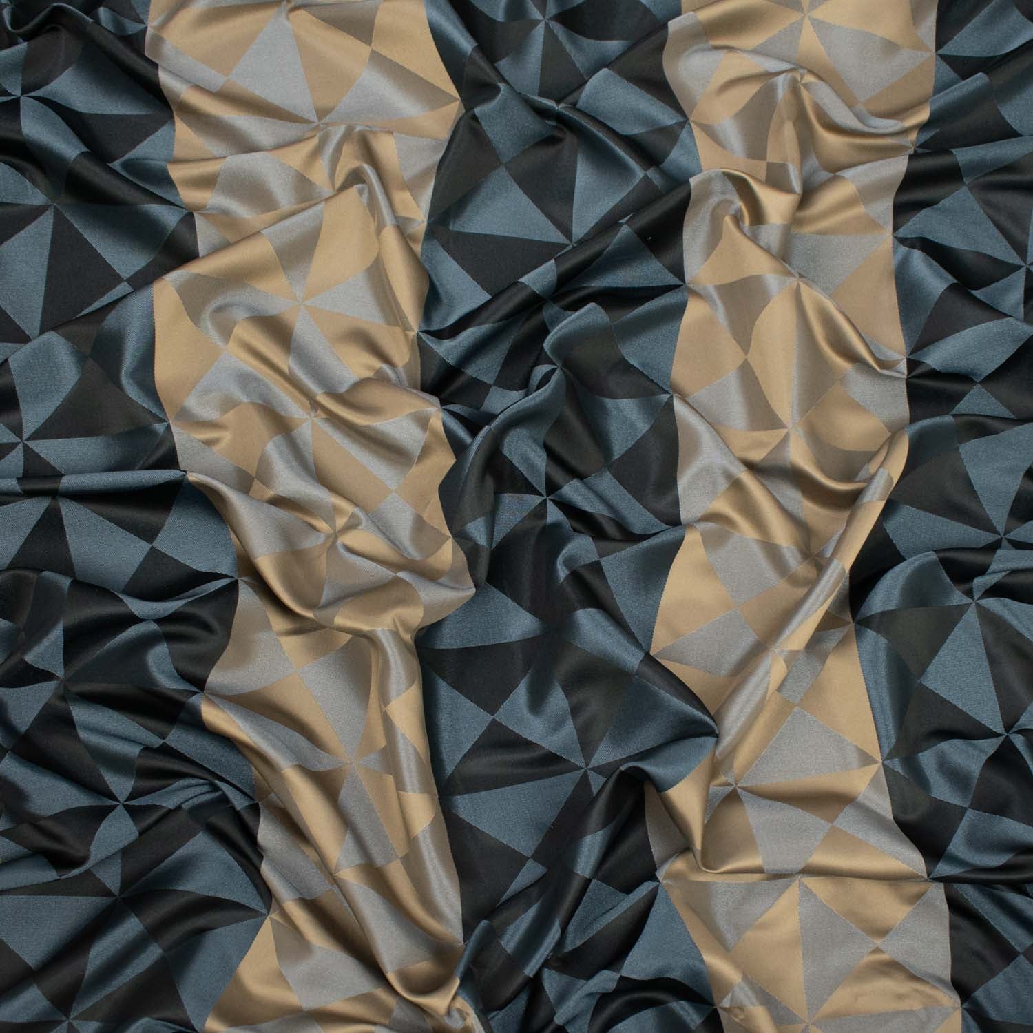 Skiffle by Zepel - Curtaining/Upholstery Geometric Sateen Jacquard