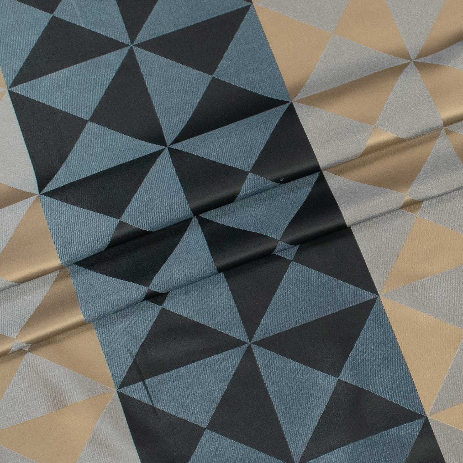 Skiffle by Zepel - Curtaining/Upholstery Geometric Sateen Jacquard