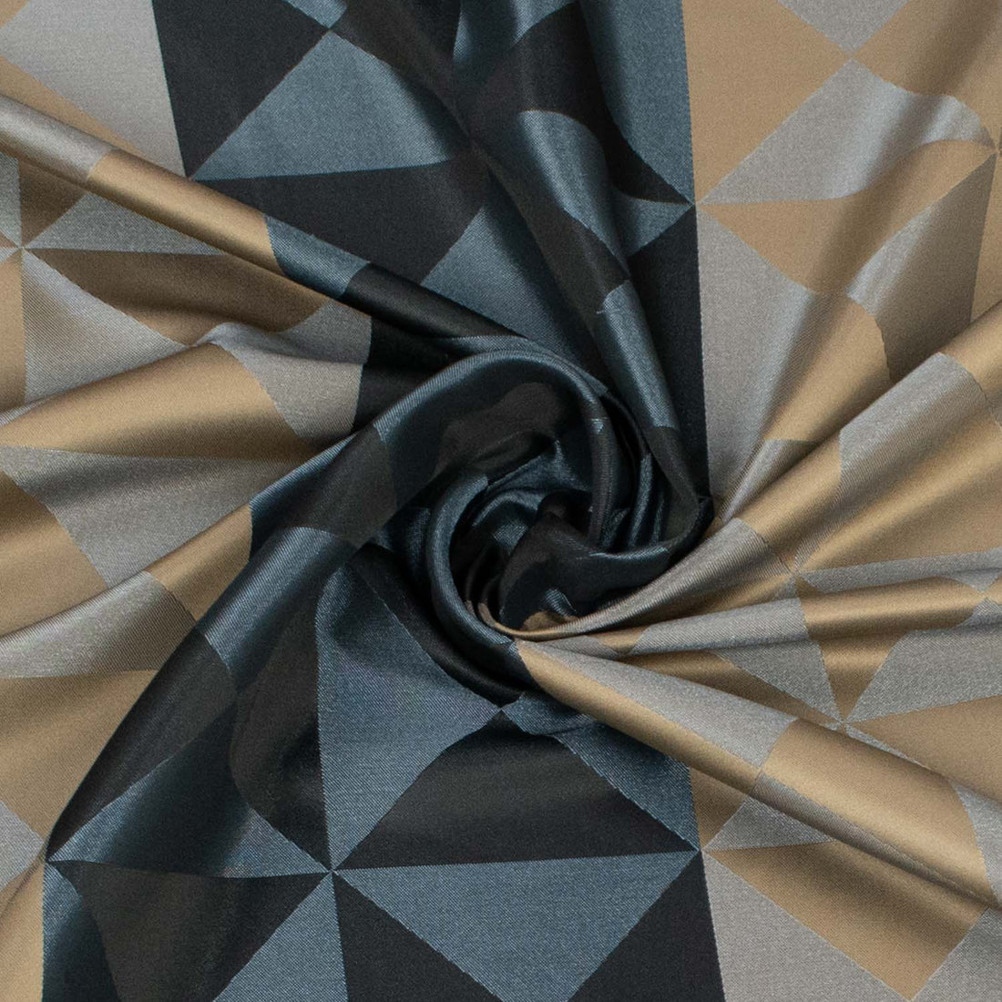 Skiffle by Zepel - Curtaining/Upholstery Geometric Sateen Jacquard